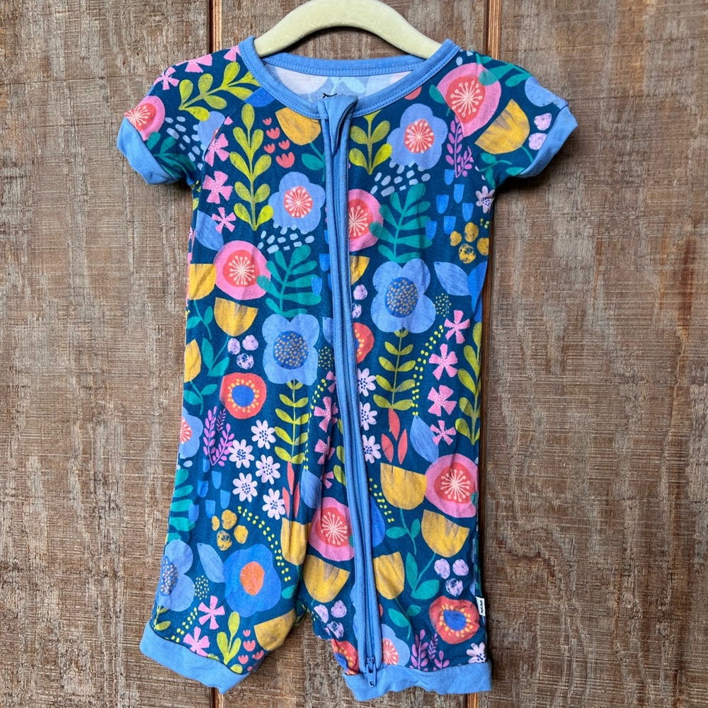 Little Sleepies Folk Floral Shorty